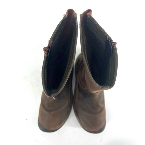 Keen Women's Brown Leather Presidio II Waterproof Mid Calf Boots EU37/US6.5 - Picture 6 of 7